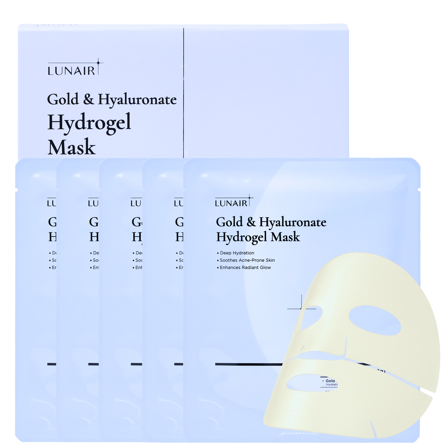 Gold & Hyaluronate Hydrogel Mask
