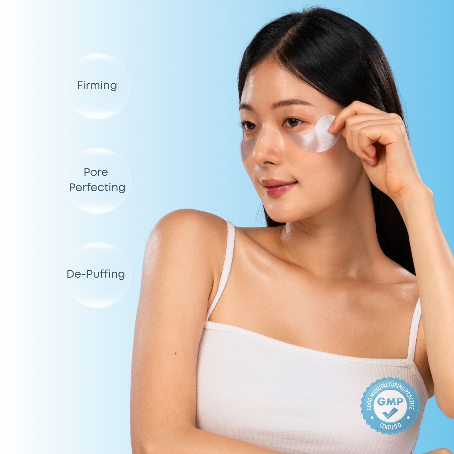 Coral & Hyaluronic Acid Hydrogel Eye Patch