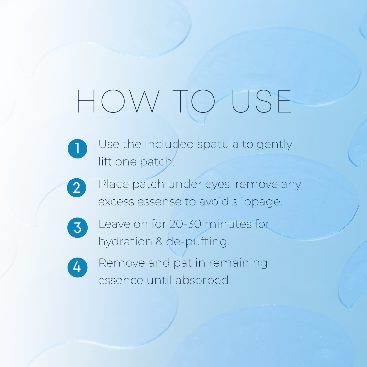 Coral & Hyaluronic Acid Hydrogel Eye Patch