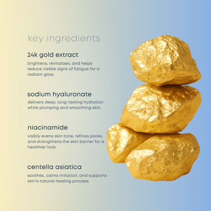 Gold & Hyaluronate Hydrogel Mask
